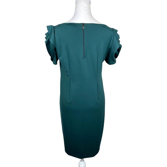 Pietro Brunelli Salisburgo Maternity Dress S Pinewood Green Rosette Sleeve Italy - Picture 2 of 16